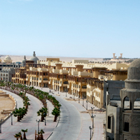 The seafront walk at Sahl Hasheesh