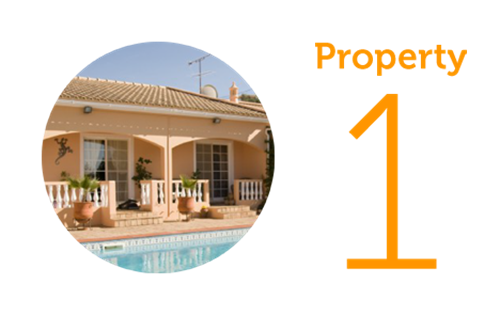 Property 1: Three bed villa in Loule