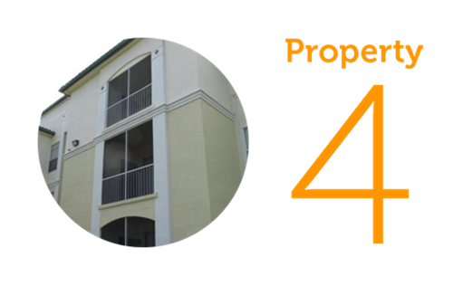 Property 4: Three-bedroom apartment in Kissimmee