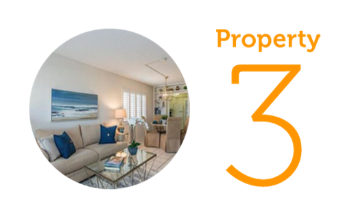 Property 3: Two-bedroom townhouse on Gulf Shore