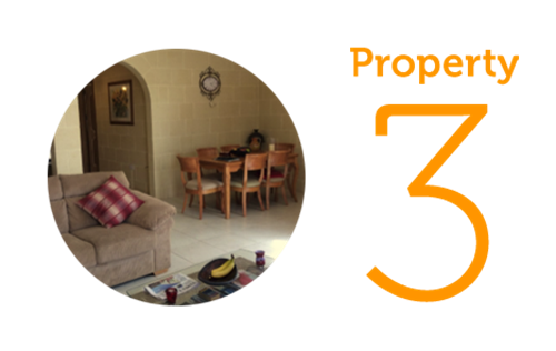 Property 3: Three-bedroom apartment in Xaghra 