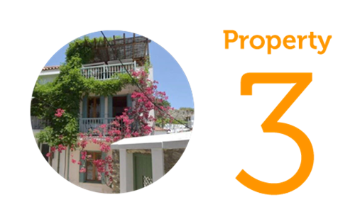 Property 3: Two-bedroom townhouse in Skopelos