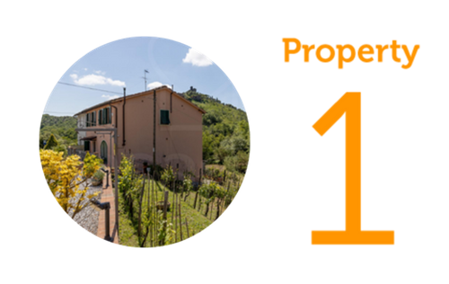 Property 1 4 Bedroom Farmhouse with Vineyard in Ponte a Moriano